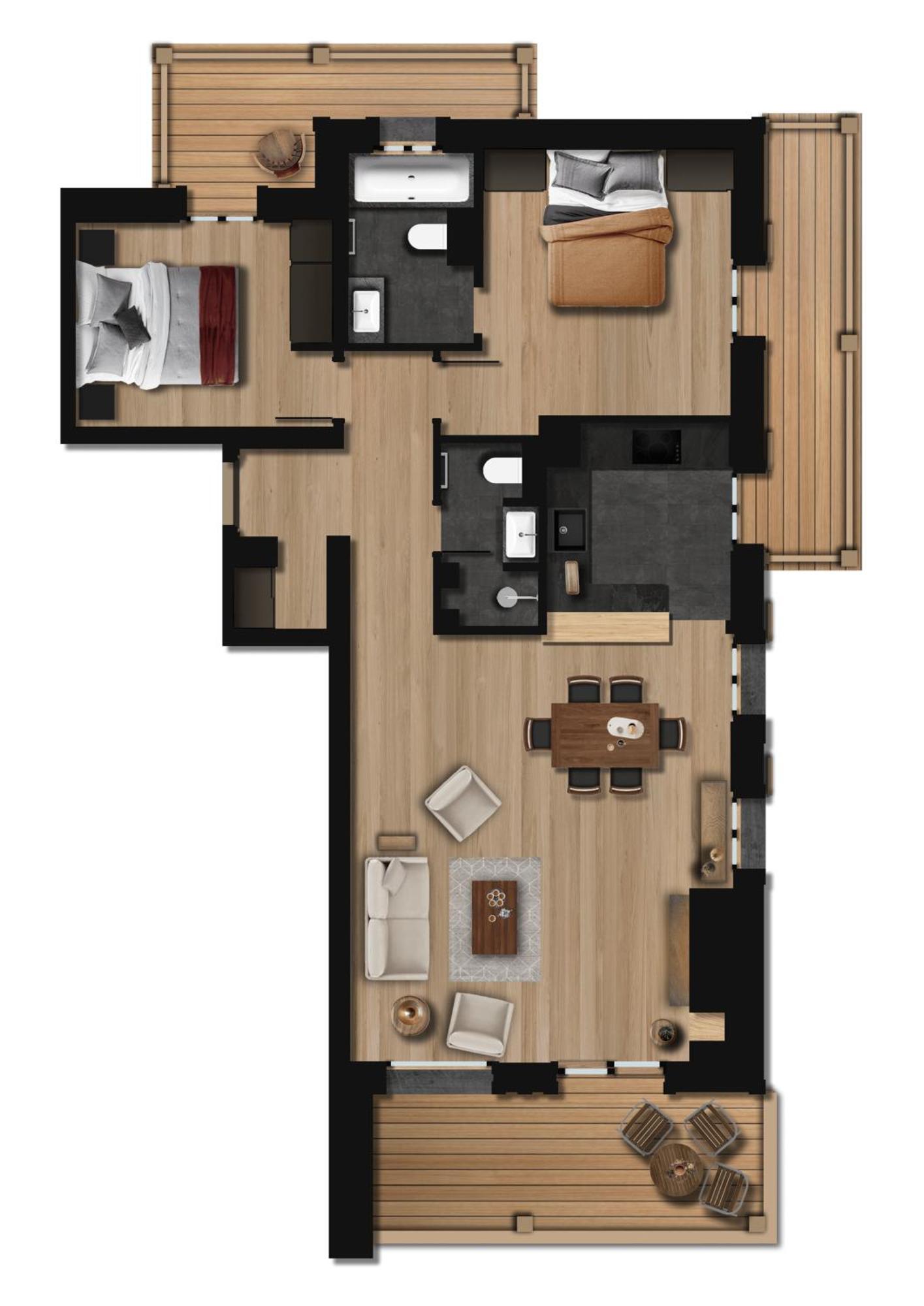 La Cordee Des Alpes Sup Hotel Вербиер Екстериор снимка